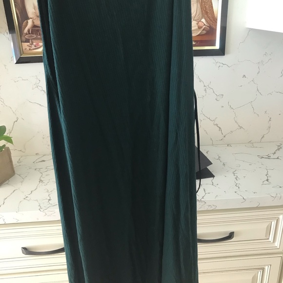 Green Halter Dress - Picture 1 of 3